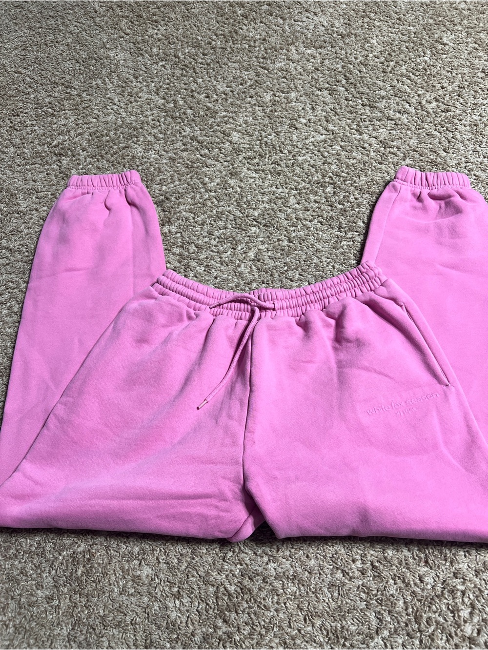 White Fox Boutique Pink Joggers size medium